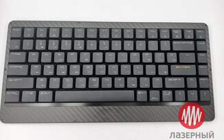 Лазерная гравировка кириллицы на ультротонкой клавиатуре LOFREE